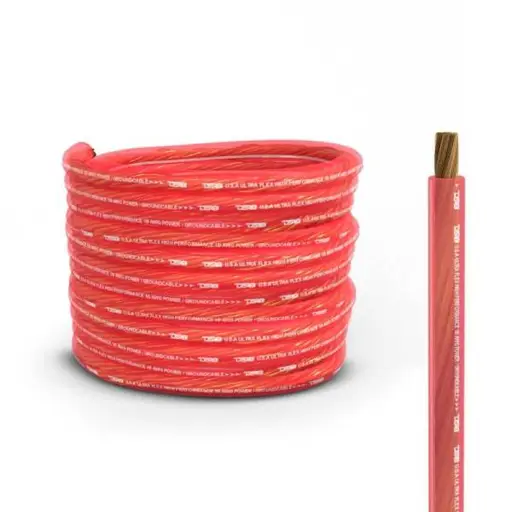 DS18 1/0-GA Power And Ground 50-Feet Black