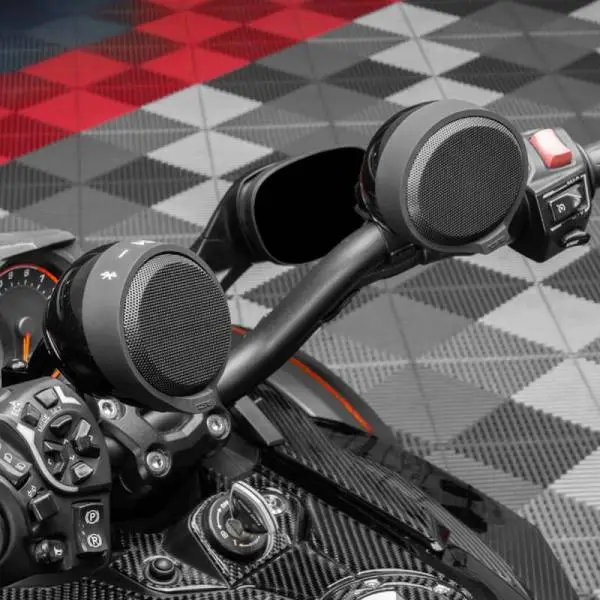 DS18 2.5in Handlebar Mount Speakers Full-Range Amplified Class D USB Port Water Resistant image 4