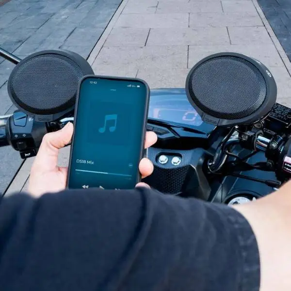 DS18 2.5in Handlebar Mount Speakers Full-Range Amplified Class D USB Port Water Resistant image 12