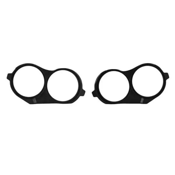 DS18 14-23 Harley Davidson Saddle Bag Mid Bass Adapter Ring 2x 10in ABS Black image 5