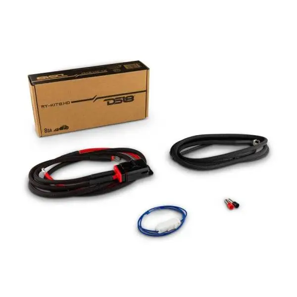 DS18 Harley Davidson OFC Copper Amplifier Install Kit Ryder- 8-GA