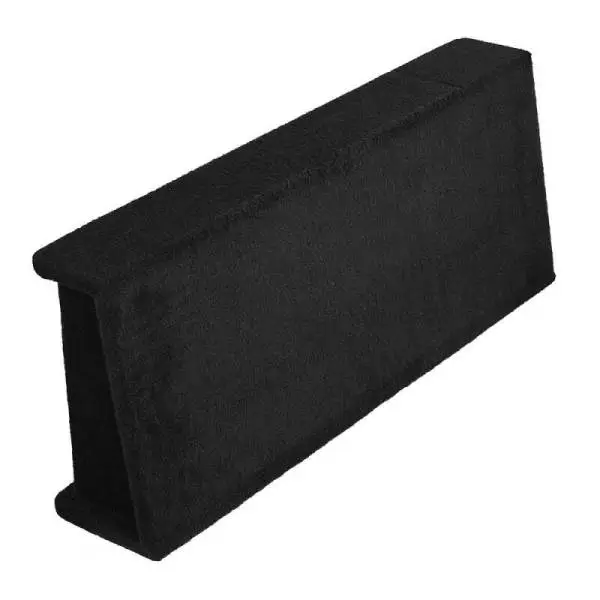 DS18 Dual 12in Shallow Subwoofer and Enclosure 700 Watts RMS Sealed Black Carpet image 2