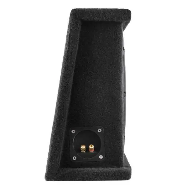 DS18 Dual 12in Shallow Subwoofer and Enclosure 700 Watts RMS Sealed Black Carpet image 4