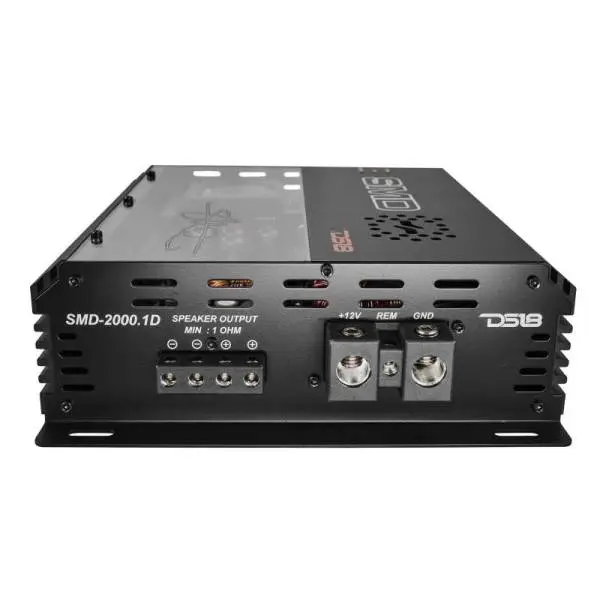 DS18 Steave Meade Colab 1-Channel Amp Class D 2000/1ohm 1400/2ohm 800/4ohm Watts LED Lights image 3