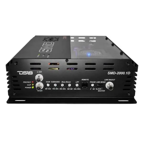 DS18 Steave Meade Colab 1-Channel Amp Class D 2000/1ohm 1400/2ohm 800/4ohm Watts LED Lights image 4