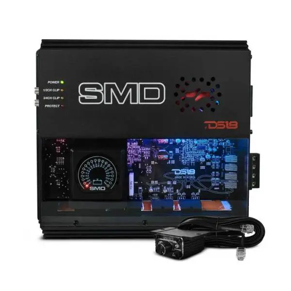 DS18 Steave Meade Colab 4-Channel Amp Class A/B 2x 400/4ohm 4 x 200/2ohm 4 x 150/4ohm Watts LED image 2