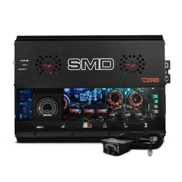 DS18 Steave Meade Colab 1-Channel Amp Class D 3000/1ohm 2200/2ohm 1300/4ohm Watts LED Lights image 3
