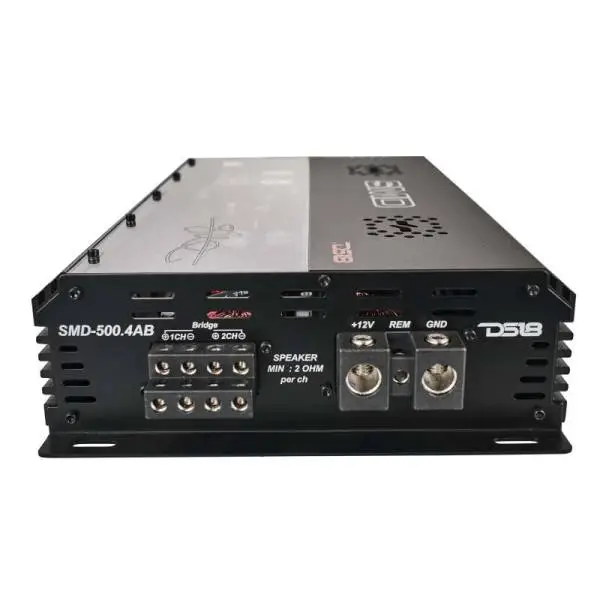 DS18 Steave Meade Colab 4-Ch Amp Class A/B 2x 1000/4ohm Bridge 4x500/2ohm 4x300/4ohm Watts LED image 4