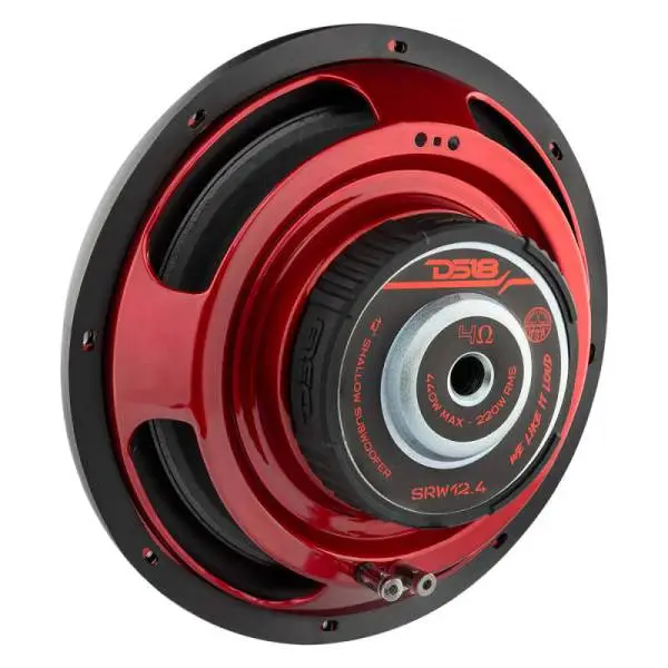 DS18 12in 220 Watts RMS 4 ohm SVC Shallow Mount Subwoofer image 2