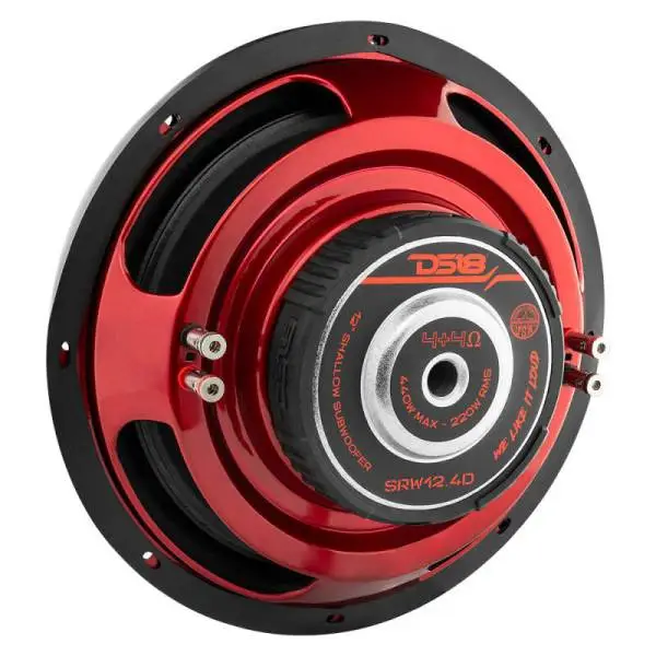 DS18 12in 220 Watts RMS 4 ohm DVC Shallow Mount Subwoofer image 3