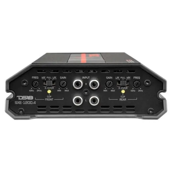 DS18 4-Channel SXE Amplifier Class A|B 2x 200/4ohm Bridge 4 x 100/2ohm 4 x 60/4ohm Watts RMS- Black image 2