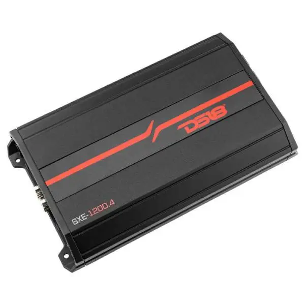 DS18 4-Channel SXE Amplifier Class A|B 2x 200/4ohm Bridge 4 x 100/2ohm 4 x 60/4ohm Watts RMS- Black image 4