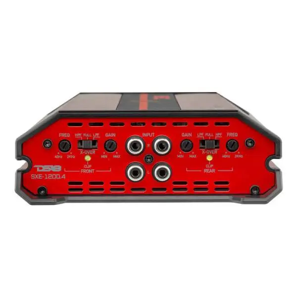 DS18 4-Channel SXE Amplifier Class A|B 2x 200/4ohm Bridge 4 x 100/2ohm 4 x 60/4ohm Watts RMS- Red image 4