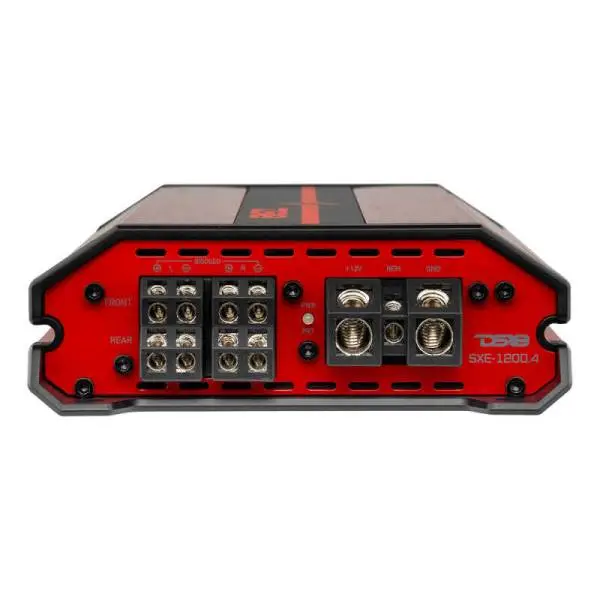 DS18 4-Channel SXE Amplifier Class A|B 2x 200/4ohm Bridge 4 x 100/2ohm 4 x 60/4ohm Watts RMS- Red image 5