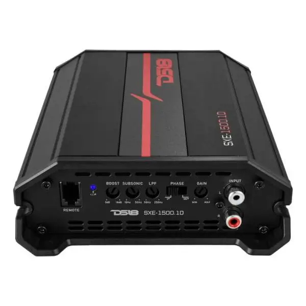 DS18 1-Channel SXE Amplifier Class D 500/1ohm 350/2ohm 200/4ohm Watts RMS- Black image 6