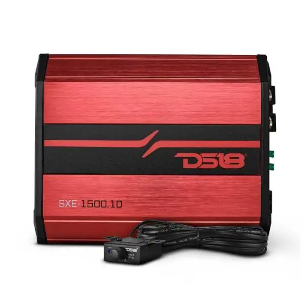 DS18 1-Channel SXE Amplifier Class D 500/1ohm 350/2ohm 200/4ohm Watts RMS- Red image 2