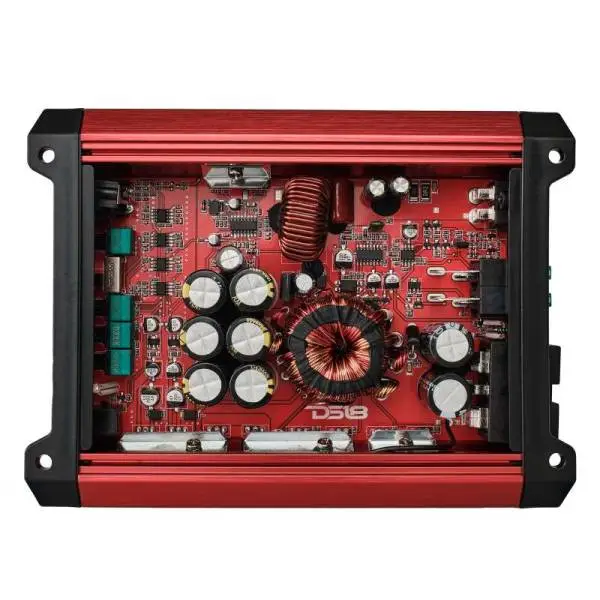 DS18 1-Channel SXE Amplifier Class D 500/1ohm 350/2ohm 200/4ohm Watts RMS- Red image 3