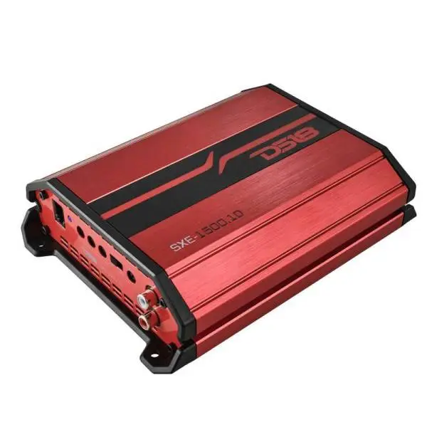 DS18 1-Channel SXE Amplifier Class D 500/1ohm 350/2ohm 200/4ohm Watts RMS- Red image 4