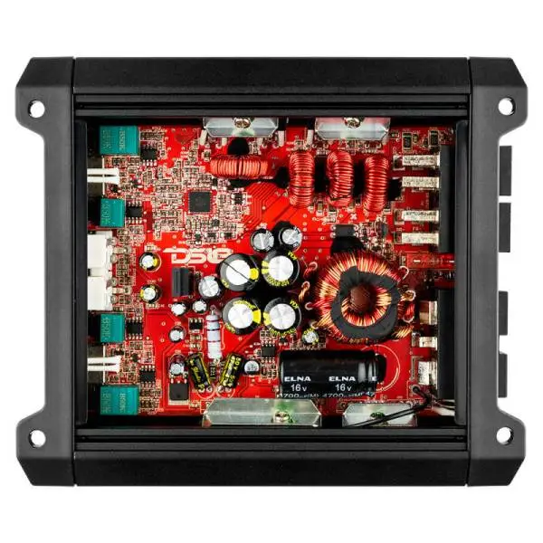 DS18 4-Channel SXE Amplifier Class D 2x 320/4ohm Bridge 4 x 160/2ohm 4 x 100/4ohm Watts RMS- Red
