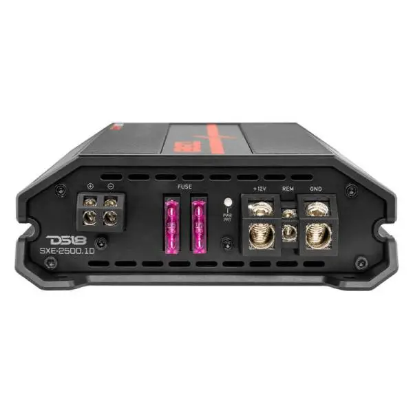 DS18 1-Channel SXE Amplifier Class D 800/1ohm 600/2ohm 300/4ohm Watts RMS- Red image 3