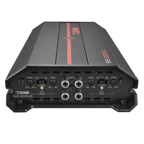 DS18 4-Channel SXE Amplifier Class D 2x 500/4ohm Bridge 4 x 320/2ohm 4 x 200/4ohm Watts RMS- Black image 2