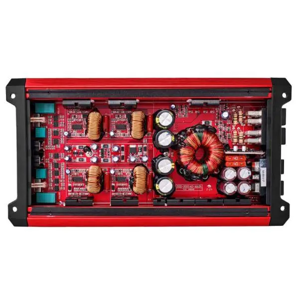 DS18 4-Channel SXE Amplifier Class D 2x 500/4ohm Bridge 4 x 320/2ohm 4 x 200/4ohm Watts RMS- Red image 3