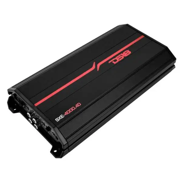 DS18 4-Channel SXE Amplifier Class D 2x 750/4ohm Bridge 4 x 430/2ohm 4 x 275/4ohm Watts RMS- Black image 2