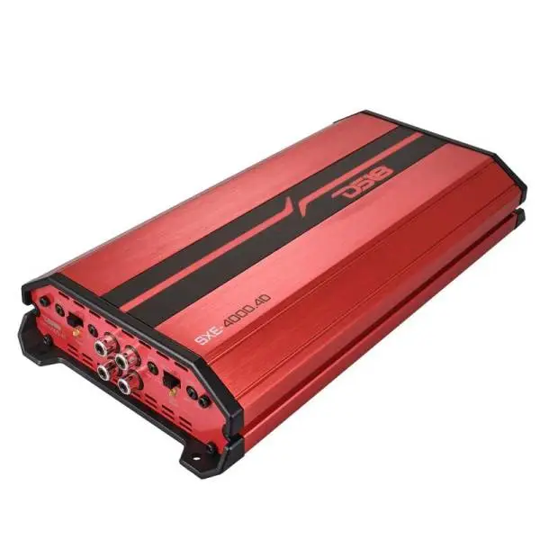 DS18 4-Channel SXE Amplifier Class D 2x 750/4ohm Bridge 4 x 430/2ohm 4 x 275/4ohm Watts RMS- Red image 3