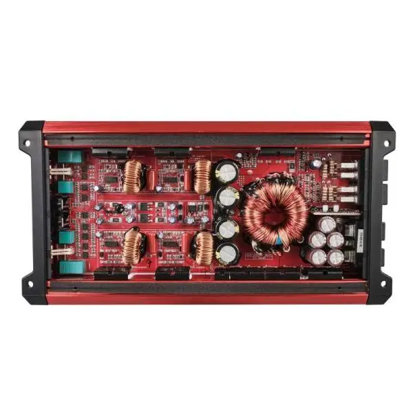 DS18 4-Channel SXE Amplifier Class D 2x 750/4ohm Bridge 4 x 430/2ohm 4 x 275/4ohm Watts RMS- Red image 6