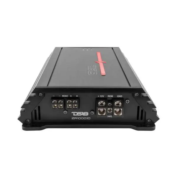 DS18 1-Channel Class D Amplifier 1000/1ohm 650/2ohm 380/4ohm Watts RMS