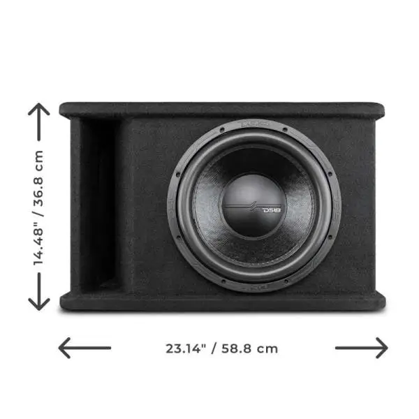 DS18 Single 12in Loaded 750 Watts RMS ZR12.2D Ported Enclosure w/ Subwoofer thumbnail 7
