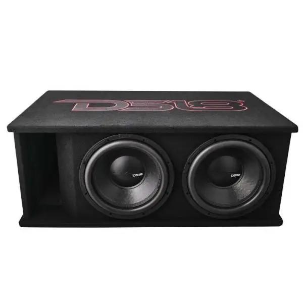 DS18 Dual 12in Loaded 1500 Watts RMS 2x ZR12.4D Ported Enclosure w/ Subwoofer thumbnail 3