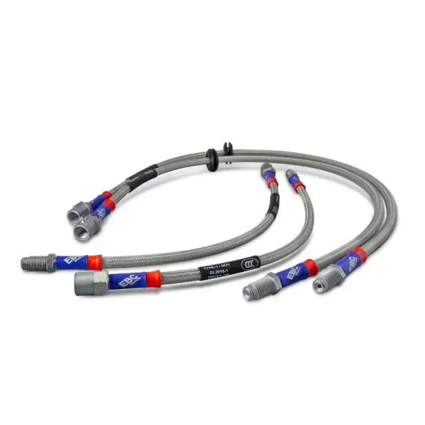 EBC 94-99 Dodge Ram 1500 (4WD) 3.9L (w/4 Wheel ABS) Stainless Steel Brake Line Kit thumbnail 2