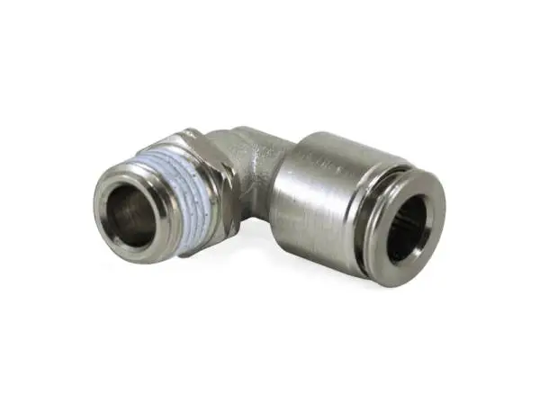 Air Lift Swivel Elbow Fitting - 1/8in MNPT x 1/4in PTC