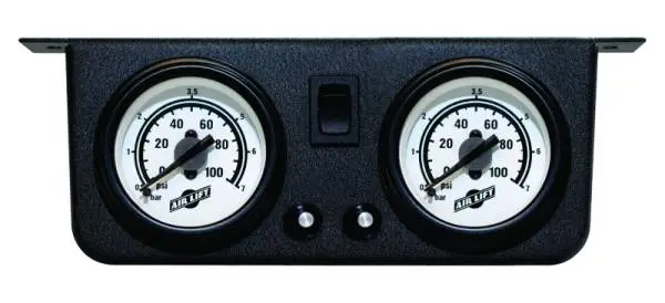 Air Lift Dual Gauge Panel Assembly for 25812