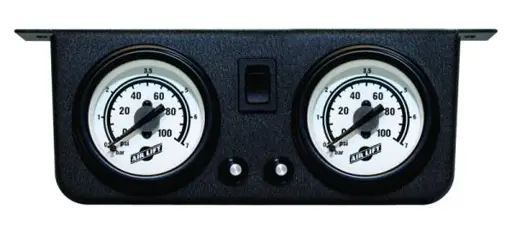 Air Lift Dual Gauge Panel Assembly for 25812