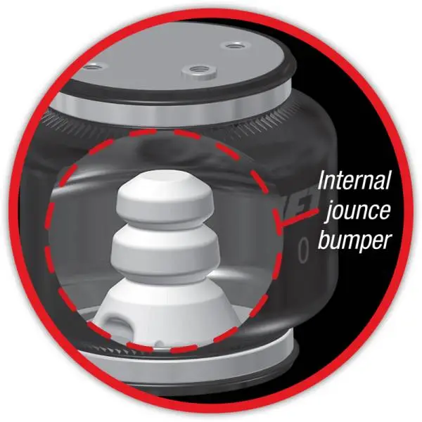 Air Lift Replacement Air Spring-Loadlifter 5000 Ultimate Bellows Type w/ internal Jounce Bumper thumbnail 4