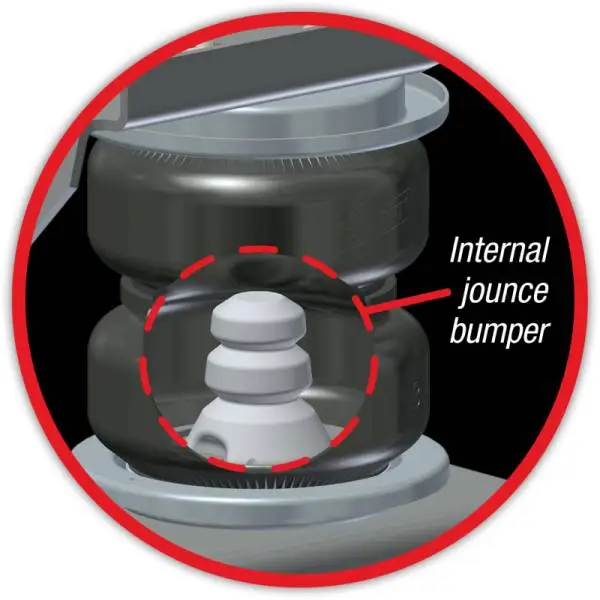 Air Lift Replacement Air Spring-Loadlifter 5000 Ultimate Bellows Type w/ internal Jounce Bumper thumbnail 4