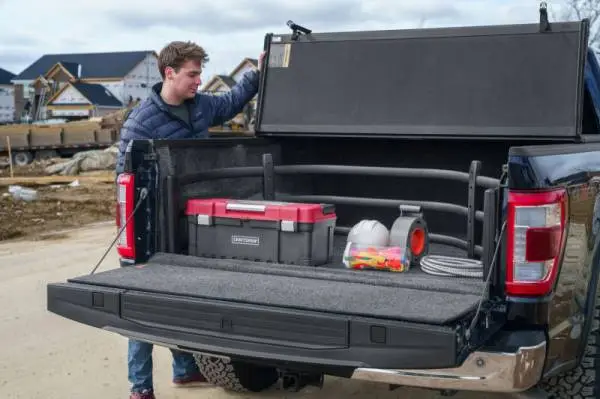 AMP Research 04-22 Ford F-150 Bedxtender HD Sport - Black (Optional No-Drill Brkt 74602-01A) thumbnail 5