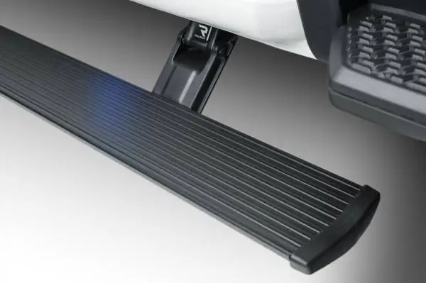 AMP Research 19-21 Chevy Silverado 1500 Crew Cab PowerStep Plug N Play - Black (w/OEM Illumination) image 4