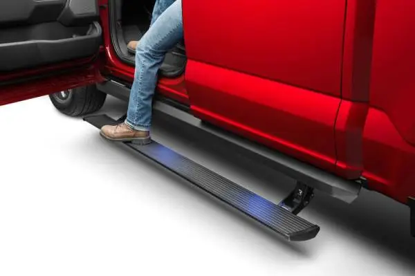 AMP Research 20-23 Chevy Silverado 1500 Crew Cab PowerStep XL - Black (Incl OEM Style Illumination) thumbnail 2