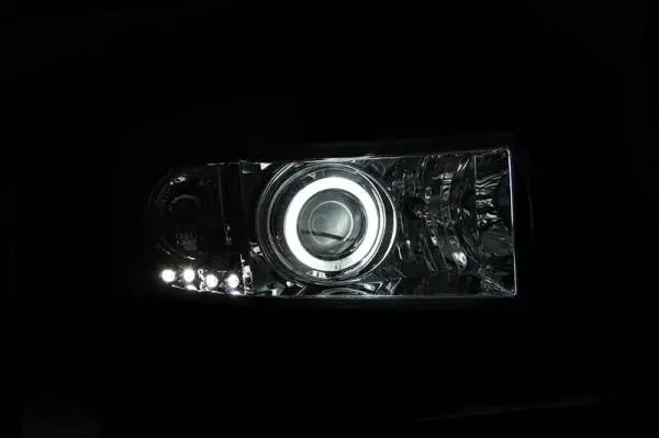ANZO 1994-2001 Dodge Ram Projector Headlights w/ Halo Chrome image 3