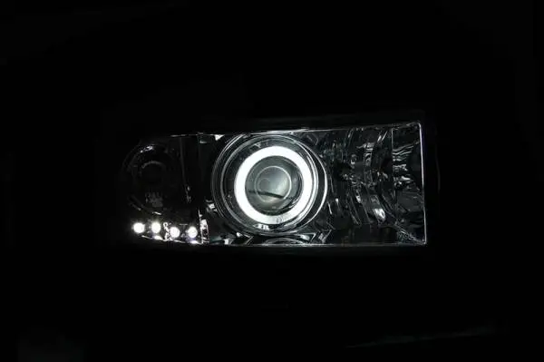 ANZO 1994-2001 Dodge Ram Projector Headlights w/ Halo Chrome image 5